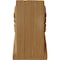 Ekena Millwork 1 3/4"W x 1 1/2"D x 3"H Mini Acanthus Leaf Block Corbel, Cherry CORW01X01X03BACH - alternate 4
